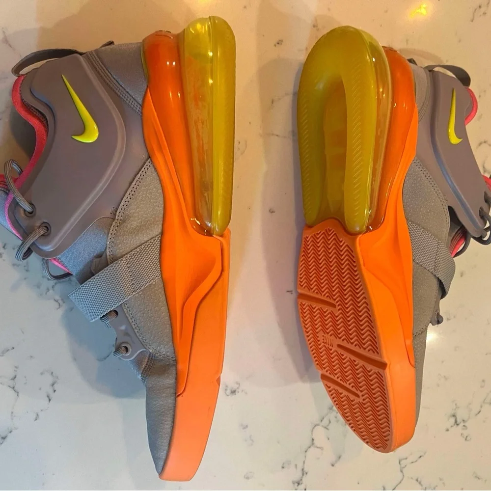 Nike Air Forcé 270 Men’s SZ.13 Sherbert Gray/Orange Shoes AH6772-007 New_6